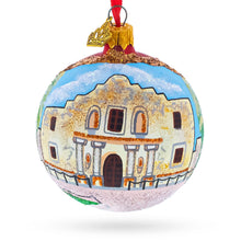 Load image into Gallery viewer, The Alamo, San Antonio, Texas Glass Ball Christmas Ornament 3.25 Inches