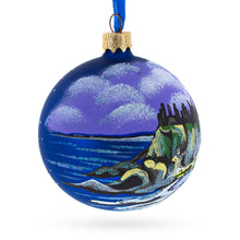 Load image into Gallery viewer, Castle in Ireland Glass Ball Christmas Ornament 3.25 Inches