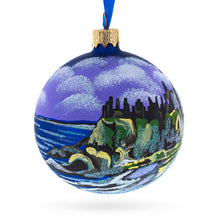 Load image into Gallery viewer, Castle in Ireland Glass Ball Christmas Ornament 3.25 Inches
