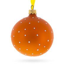 Load image into Gallery viewer, Boy Skiing Glass Ball Christmas Ornament 3.25 Inches