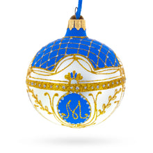 Load image into Gallery viewer, 1903 Royal Danish White Glass Ball Christmas Ornament 3.25 Inches