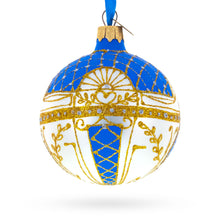 Load image into Gallery viewer, 1903 Royal Danish White Glass Ball Christmas Ornament 3.25 Inches
