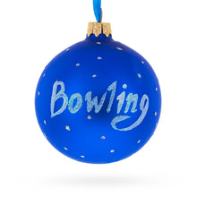 Load image into Gallery viewer, Bowling Glass Ball Christmas Ornament 3.25 Inches