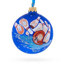Load image into Gallery viewer, Bowling Glass Ball Christmas Ornament 3.25 Inches