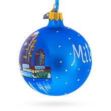 Load image into Gallery viewer, Milwaukee, Wisconsin Glass Ball Christmas Ornament 3.25 Inches