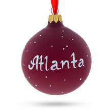 Load image into Gallery viewer, Atlanta, Georgia Glass Ball Christmas Ornament 3.25 Inches