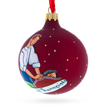 Load image into Gallery viewer, Physical Therapist Glass Ball Christmas Ornament 3.25 Inches