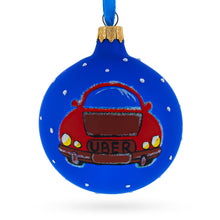 Load image into Gallery viewer, The Taxi Cab Glass Ball Christmas Ornament 3.25 Inches