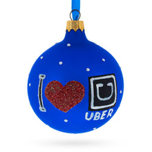 Load image into Gallery viewer, The Taxi Cab Glass Ball Christmas Ornament 3.25 Inches