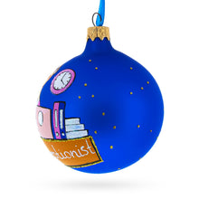 Load image into Gallery viewer, Receptionist Secretary Glass Ball Christmas Ornament 3.25 Inches