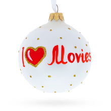 Load image into Gallery viewer, Movie Lover Glass Ball Christmas Ornament 3.25 Inches