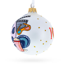 Load image into Gallery viewer, Movie Lover Glass Ball Christmas Ornament 3.25 Inches