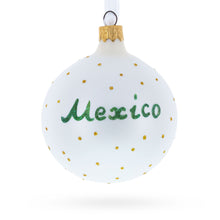 Load image into Gallery viewer, Mexico Coat of Arms Glass Ball Christmas Ornament 3.25 Inches