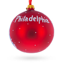 Load image into Gallery viewer, Philadelphia, Pennsylvania Glass Ball Christmas Ornament 4 Inches
