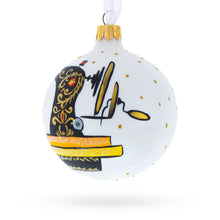 Load image into Gallery viewer, Sewing Enthusiast&#39;s Delight Glass Christmas Ornament 3.25 Inches