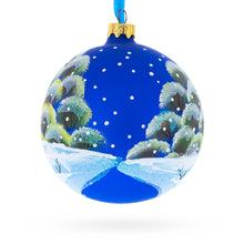 Load image into Gallery viewer, Pigs Decorating Tree Glass Ball Christmas Ornament 4 Inches