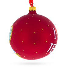 Load image into Gallery viewer, Tennis Glass Ball Christmas Ornament 4 Inches