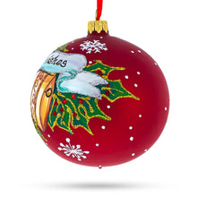 Load image into Gallery viewer, Three Bells Glass Ball Christmas Ornament 4 Inches
