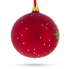 Load image into Gallery viewer, Three Bells Glass Ball Christmas Ornament 4 Inches