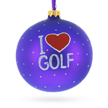 Load image into Gallery viewer, Golf Glass Ball Christmas Ornament 4 Inches