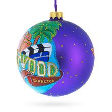 Load image into Gallery viewer, Hollywood, California, USA Glass Ball Christmas Ornament 4 Inches