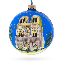 Load image into Gallery viewer, Notre-Dame De Paris, France Glass Ball Christmas Ornament 4 Inches