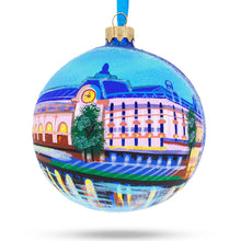 Load image into Gallery viewer, Louvre Museum, Paris, France Glass Ball Christmas Ornament 4 Inches