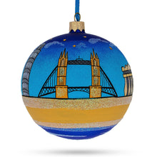 Load image into Gallery viewer, European Travel Attractions Glass Ball Christmas Ornament 4 Inches