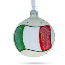 Load image into Gallery viewer, Flag of Italy Glass Ball Christmas Ornament 3.25 Inches