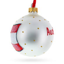 Load image into Gallery viewer, Flag of Austria Glass Ball Christmas Ornament 3.25 Inches