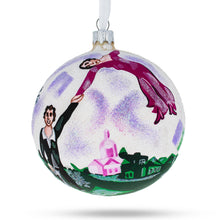 Load image into Gallery viewer, Marc Chagall's 1917 'The Promenade' Masterpiece Glass Ball Christmas Ornament 4 Inches