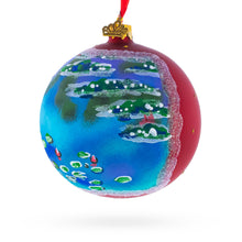 Load image into Gallery viewer, Claude Monet's 1907 'Water Lilies' Masterpiece Glass Ball Christmas Ornament 4 Inches