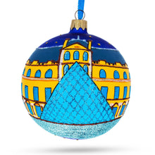 Load image into Gallery viewer, Louvre, Paris, France Glass Ball Christmas Ornament 4 Inches