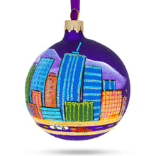 Load image into Gallery viewer, Denver, Colorado, USA Glass Christmas Ornament 3.25 Inches