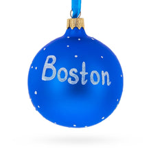 Load image into Gallery viewer, Boston, Massachusetts, USA Glass Ball Christmas Ornament 3.25 Inches