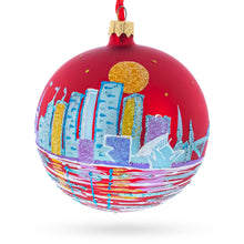 Load image into Gallery viewer, Milwaukee, Wisconsin, USA Glass Ball Christmas Ornament 4 Inches