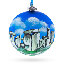 Load image into Gallery viewer, Stonehenge, United Kingdom Glass Ball Christmas Ornament 4 Inches