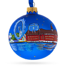 Load image into Gallery viewer, London Eye, United Kingdom Glass Christmas Ornament 3.25 Inches