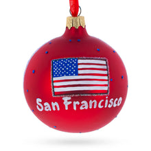 Load image into Gallery viewer, Golden Gate Bridge, San Francisco, California, USA Glass Christmas Ornament 3.25 Inches