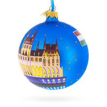 Load image into Gallery viewer, Budapest Parliament, Hungary Glass Ball Christmas Ornament 4 Inches
