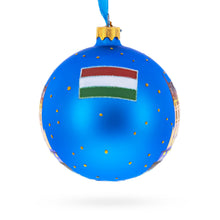 Load image into Gallery viewer, Budapest Parliament, Hungary Glass Ball Christmas Ornament 4 Inches