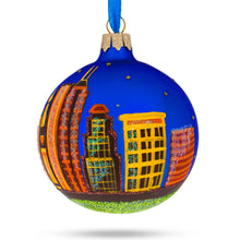 Load image into Gallery viewer, Indianapolis, Indiana, USA Glass Christmas Ornament 3.25 Inches