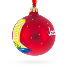 Load image into Gallery viewer, Jacksonville, Florida, USA Glass Christmas Ornament 3.25 Inches