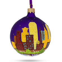 Load image into Gallery viewer, Baltimore, Maryland, USA Glass Christmas Ornament 3.25 Inches