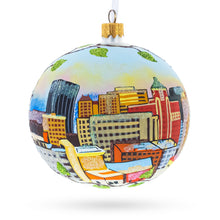 Load image into Gallery viewer, El Paso, Texas, USA Glass Ball Christmas Ornament 4 Inches