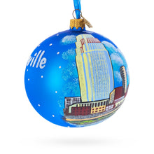 Load image into Gallery viewer, Nashville, Tennessee, USA Glass Ball Christmas Ornament 4 Inches