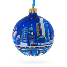 Load image into Gallery viewer, Oklahoma City, Oklahoma, USA Glass Christmas Ornament 3.25 Inches