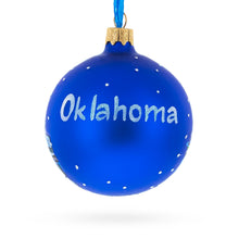 Load image into Gallery viewer, Oklahoma City, Oklahoma, USA Glass Christmas Ornament 3.25 Inches