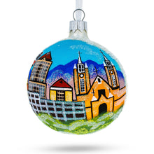 Load image into Gallery viewer, Albuquerque, New Mexico, USA Glass Christmas Ornament 3.25 Inches