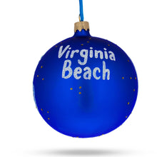 Load image into Gallery viewer, Virginia Beach, Virginia, USA Glass Ball Christmas Ornament 4 Inches